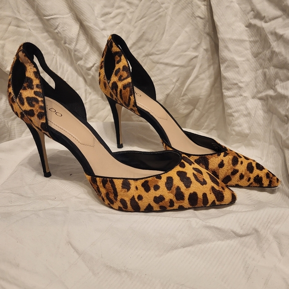Aldo Leopard Print Heels - Picture 2 of 6